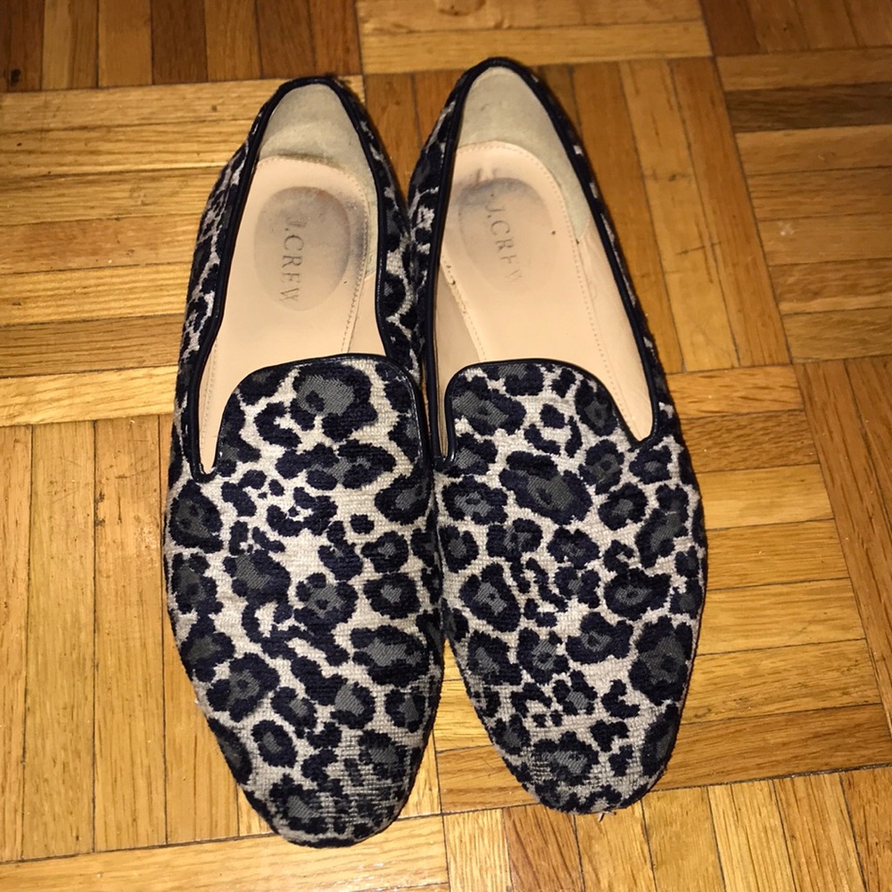 J.Crew leopard flats.